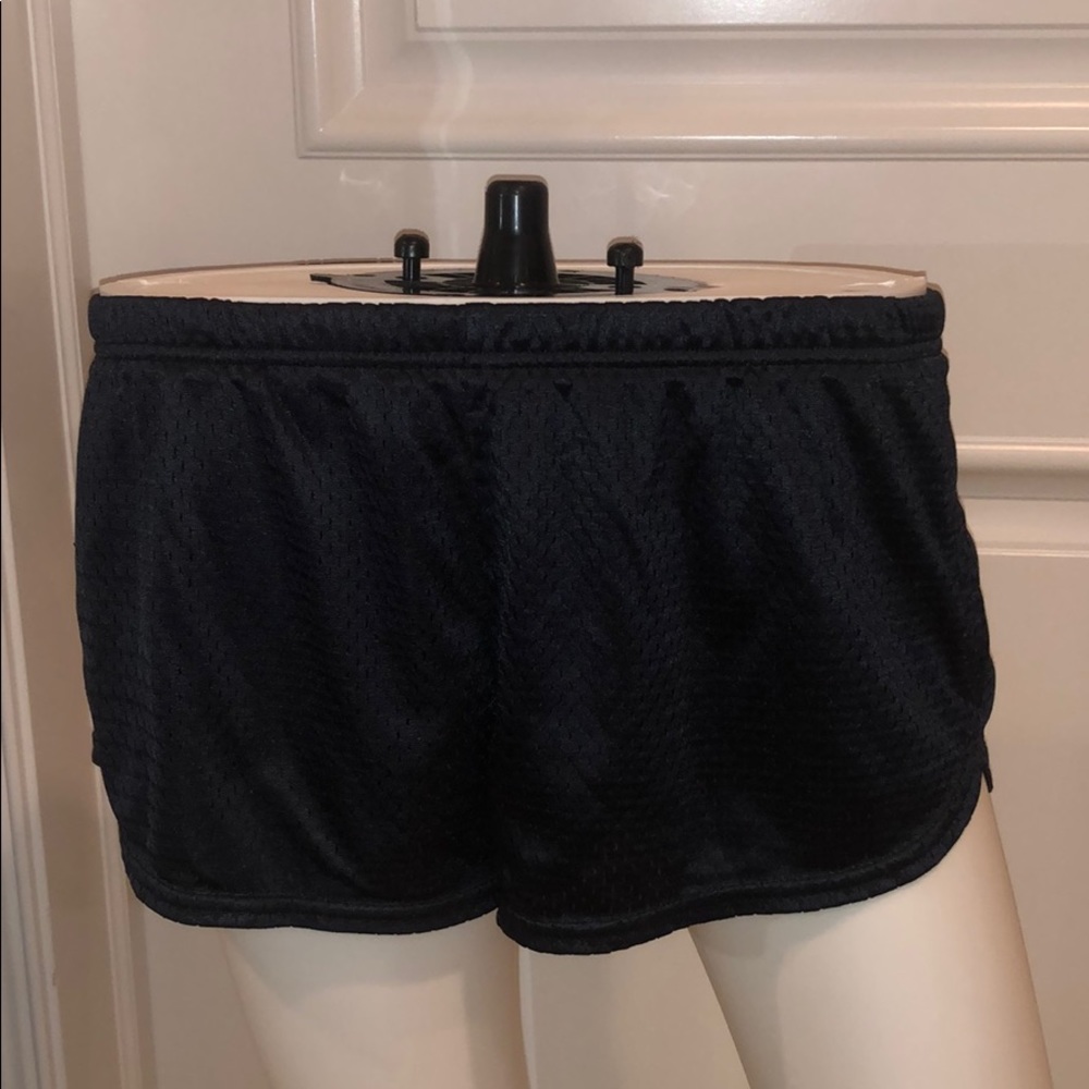 Black SOFFE mesh shorts